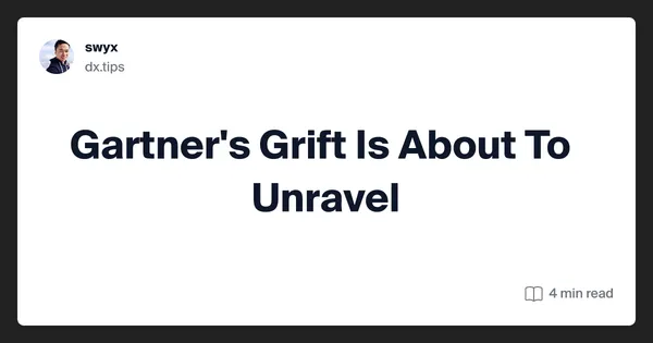Gartner's Grift Is About To Unravel